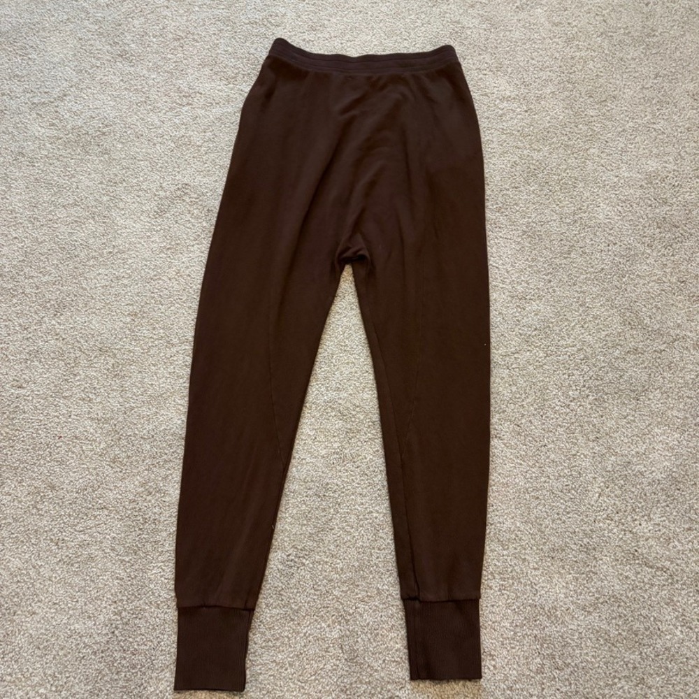 Free People Movement Jogger Sweatpants Womens S Brown Soft Lounge Casual Relaxed